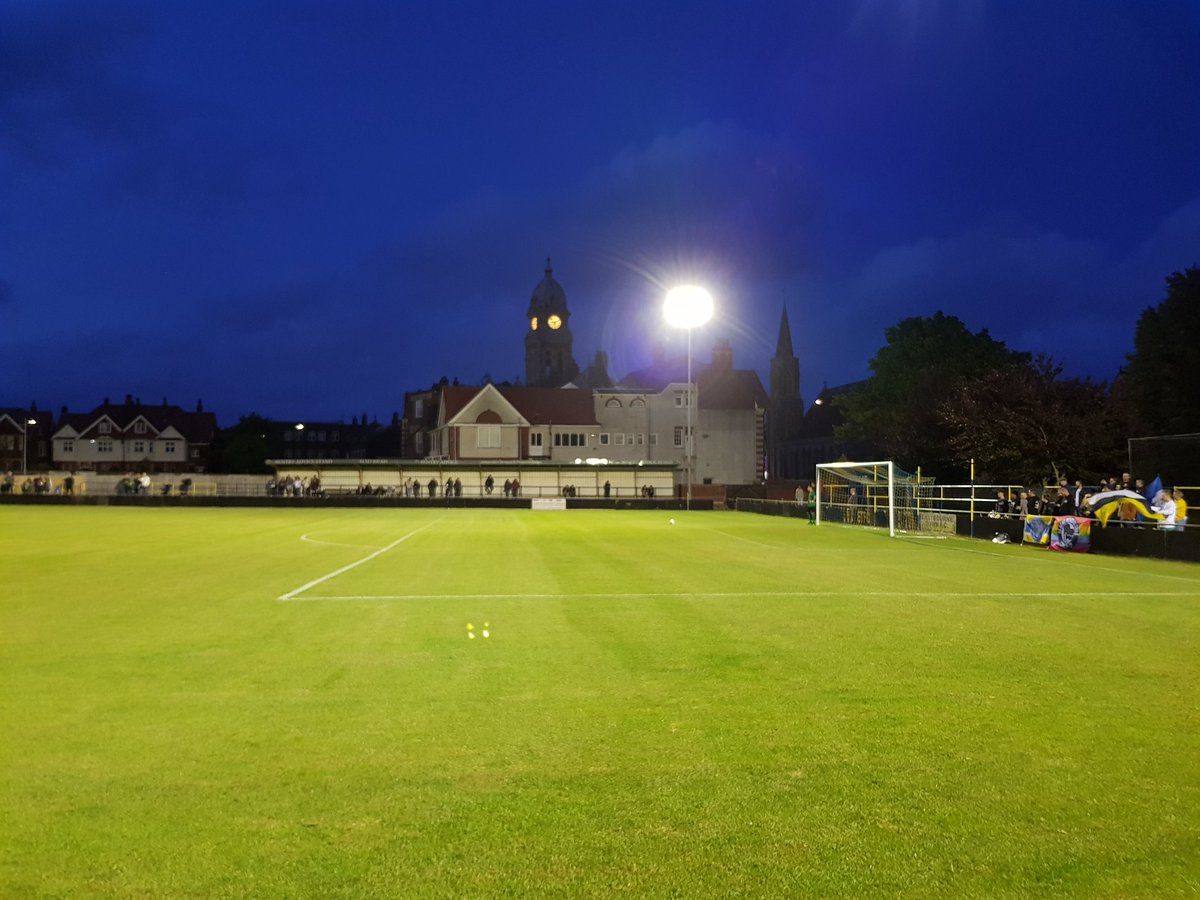 101Groundhopper's tweet photo. Game 9. Eastbourne Town v AFC Uckfield. #Football #SCFL #Eastbourne #AFCUckfield #Uckfield #groundhopping #NonLeague #newground #checkin #midweekfootball #Pierpressure #Churchview #Drums #Flags https://t.co/Pw3SKb4zjK
