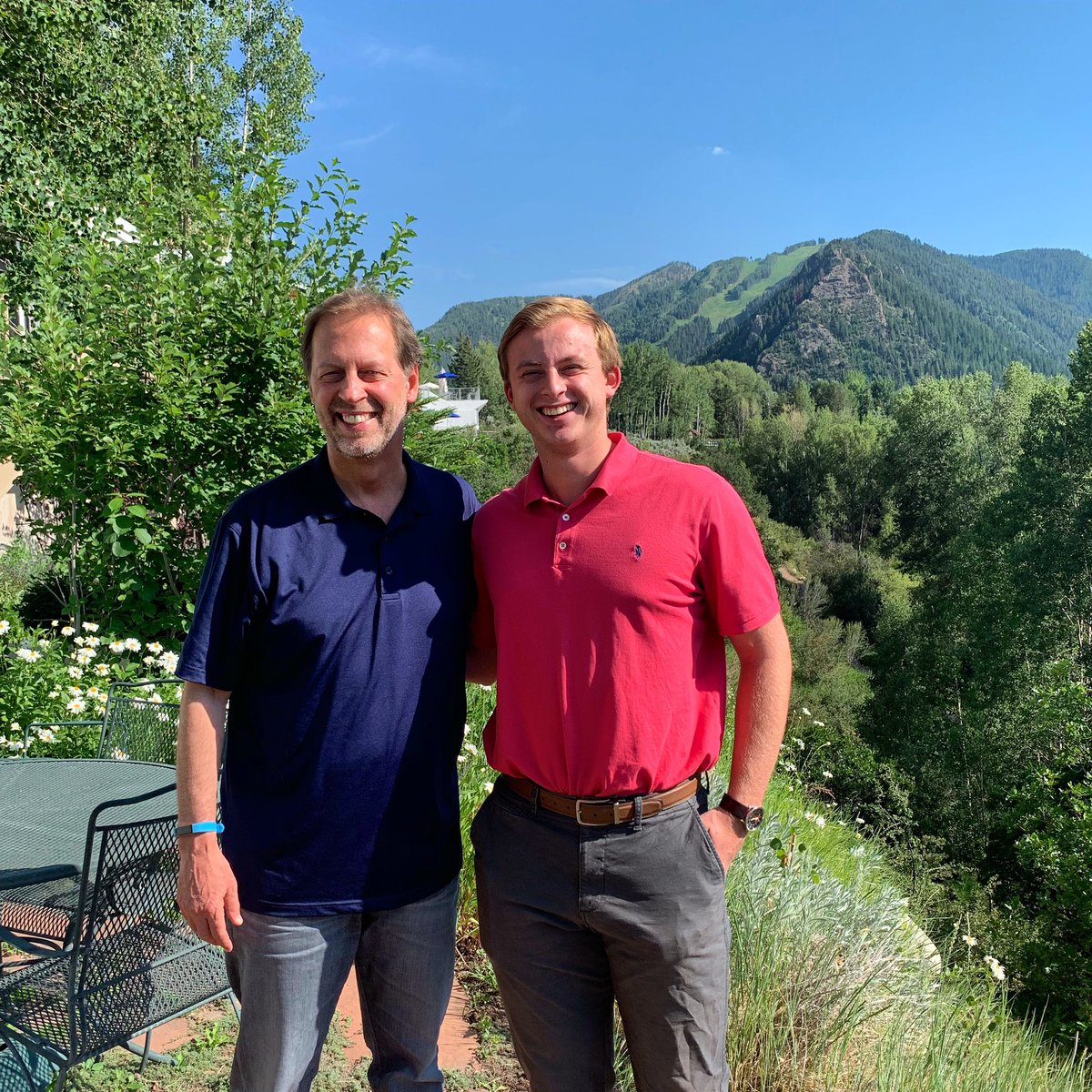 DanPorterfield's tweet photo. Saying farewell my great intern @robertmaze27 as he heads back for senior year at @FandMCollege —TY for bringing that hard-working Diplomat excellence to every @AspenInstitute project and task! #whyitworks #ActionInspired @fandmMSOC https://t.co/ZPmmadOQNX
