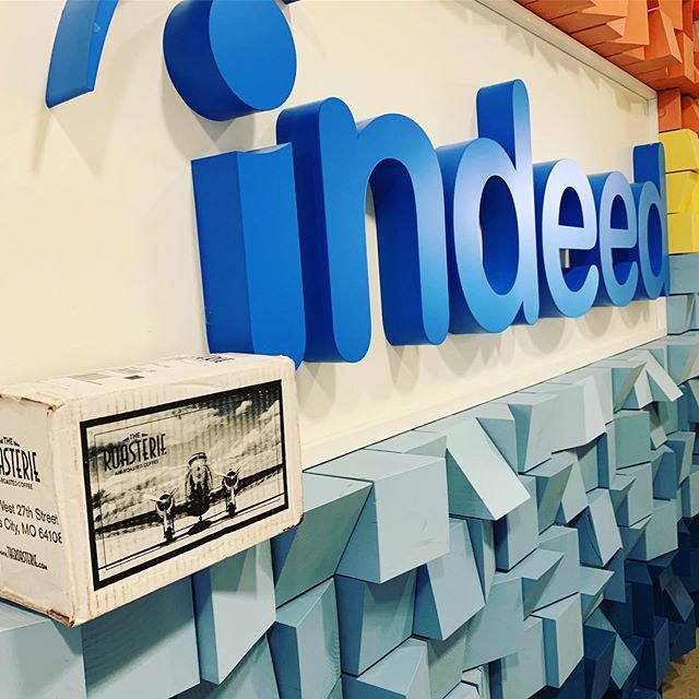 jantzenfitz's tweet photo. Introducing my office to Betty’s blend. @theroasterie Together, we help people get jobs. #insideindeed https://t.co/Phc1G1MuM7 https://t.co/QVbf7WdrId