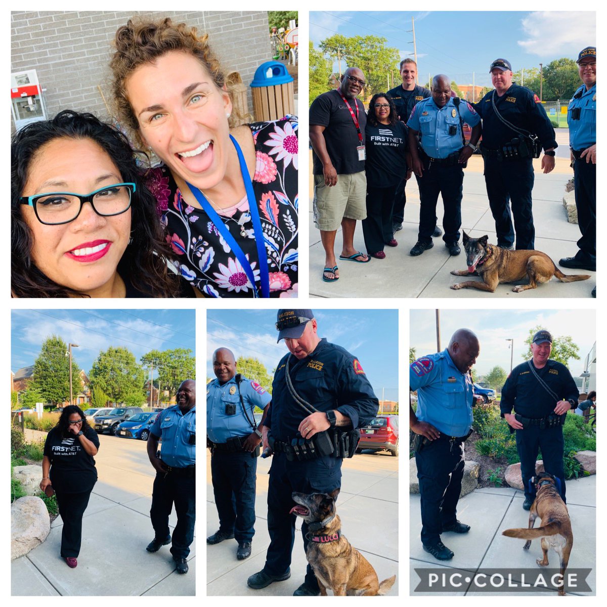 National Night Out is a blast! What a great way to meet First Responders “unofficially”, and hanging with the community members they serve! Huge SHOUT OUT to <a href="/raleighpolice/">Raleigh Police</a> and Sarah! <a href="/TrevelleForeman/">Trevelle Foreman</a> @MalcolmtheEM @geauxlego