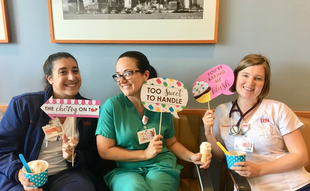 CatPalm's tweet photo. Ice Cream Social! 4N and 4C Celebrate Respect Week #weillcornellnursingproud https://t.co/wfTGwIBoGe