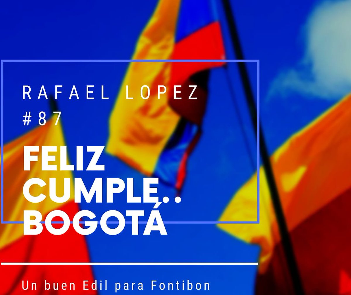 RafaelLopezEdil's tweet photo. Cumpleaños #481 #Bogota #cuidaddeoportunidades #localidadfontibon #edil @soyconservador @concejalrollercarrillocampo @dianasandoval1001 https://t.co/O8Vt5cmHLz