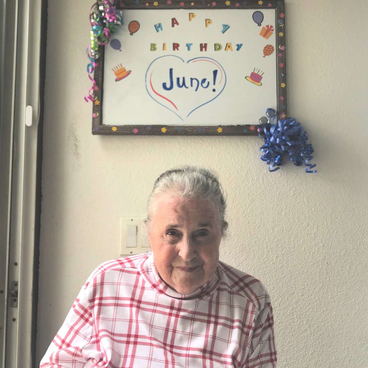 CernaInHomeCare's tweet image. We just celebrated June's 87th birthday at Cerna's board &amp;amp; care home "Andros House" where she lives. June has been cared for by Cerna for over 10 years. She is so loved. 😍🎂
#cernahomecare #cernahealthcare 
#seniorcare #aging #seniorliving #homecare #seniors