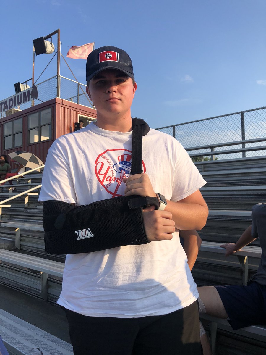 rowdywarriors18's tweet photo. One of ours waiting to get back on the diamond and show scouts why he’s the best pitcher in the state @_blakewexler https://t.co/gtKZRw5lyw