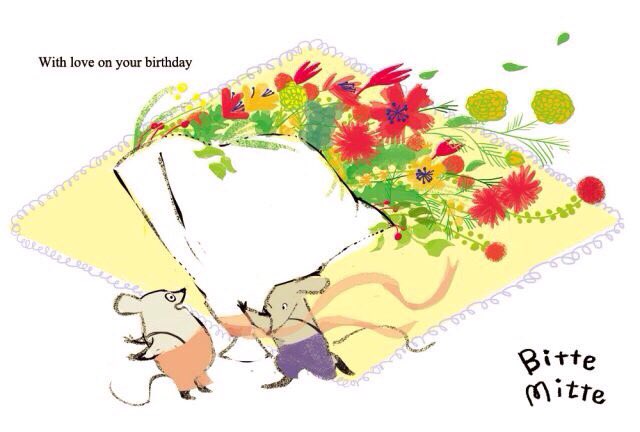 「#花の日 」|ももろ　4／20発売絵本「パンダのパクパクきせつのごはん」のイラスト