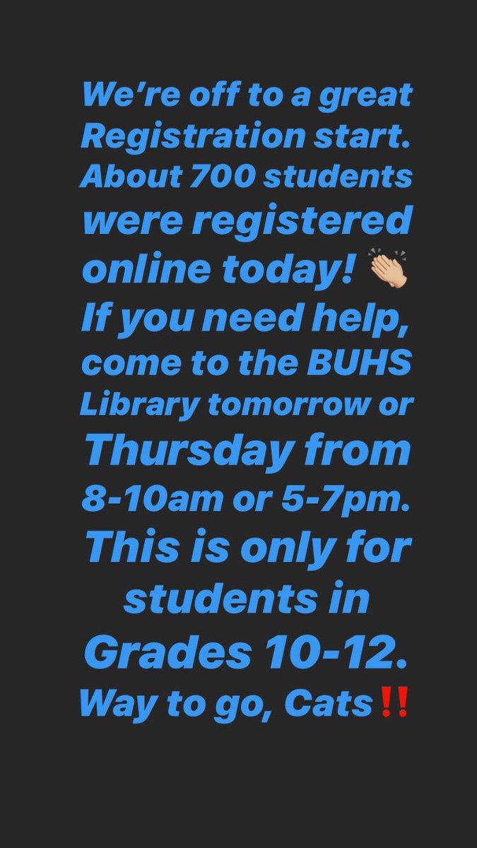 BrawleyUnionHS's tweet photo. Registration Continues ‼️👏🏼 @BUHSASB_ https://t.co/zojFPEJf29