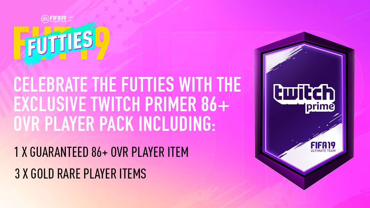 It's time to celebrate the FUTTIES with Twitch Prime and FIFA 19!