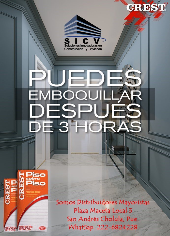 sicvdc's tweet photo. #FelizMartes #sicv #CrestMexico #HechoEnMexico #DistribuidoresMayoristasPuebla #LosMejoresAdhesivos #Rapidez #Calidad #PisoSobrePiso https://t.co/SsK8hgIkDu