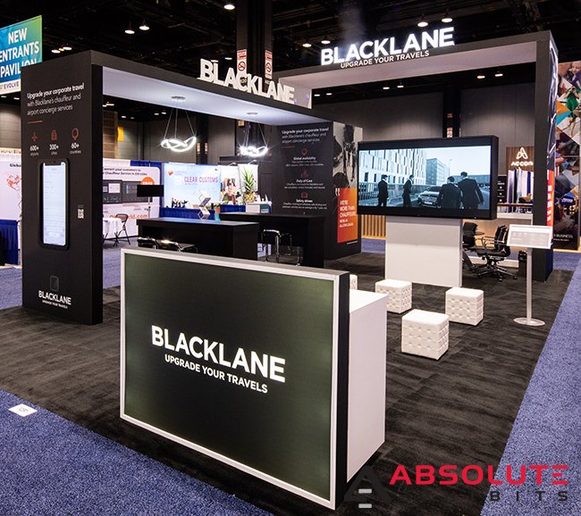 absolutexhibits's tweet photo. If you're at #GBTA2019 swing by #booth number 1231 to visit @blacklane and find out how to up your #travel game. #tradeshow #tradeshowbooth #tradeshowlife #chauffer #exhibition #convention #conference #exhibithouse #exhibitor #exhibiting #display #stand https://t.co/UPxVMwmH0A