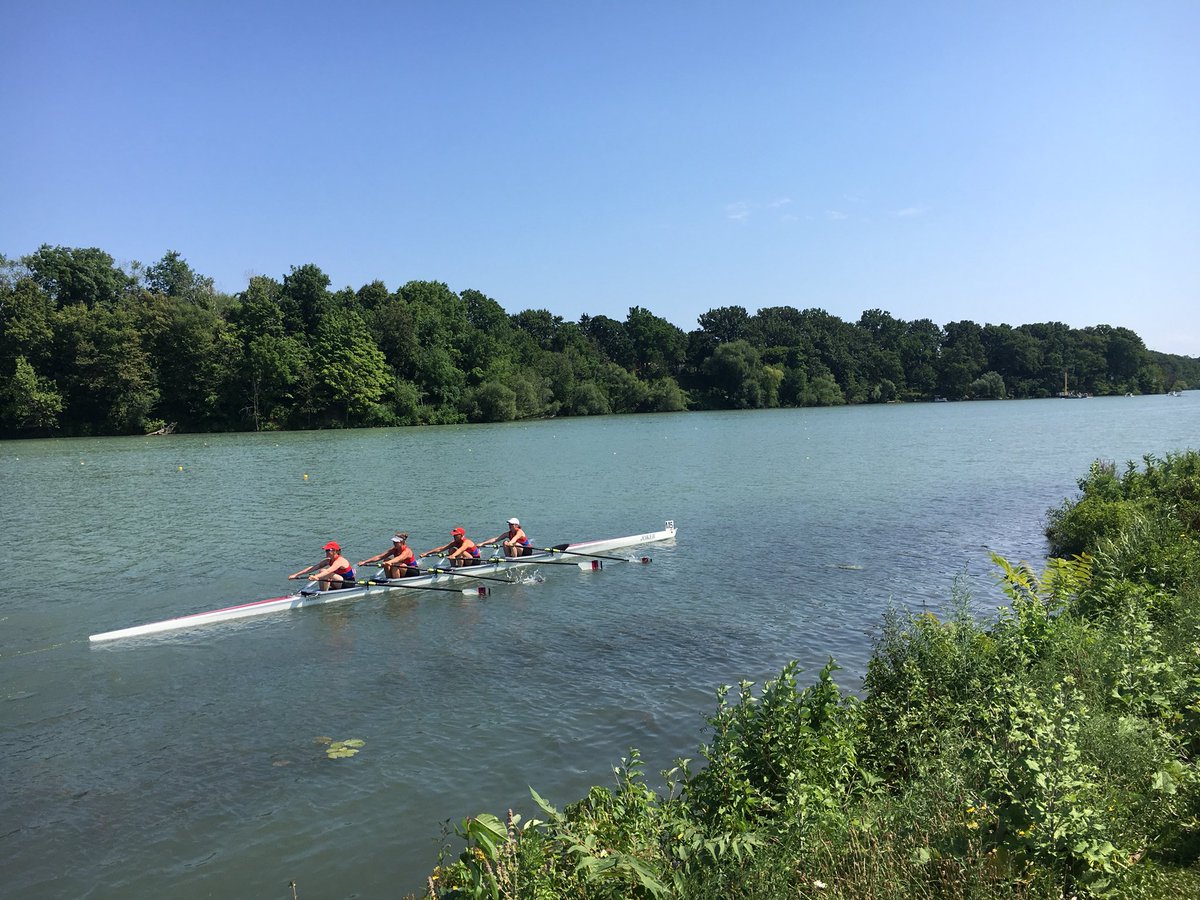 OttawaRowing's tweet photo. Congrats to our masters crews on a winning weekend of racing @HenleyRegattaCA ! 5 gold, 6 second place & 2 third place finishes. Good luck to our seniors & juniors racing Henley this week! Keep the winning streak going! #rowORC https://t.co/eiwkTGMMLU