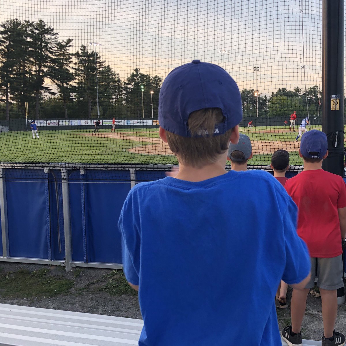hockey_princess's tweet photo. at the game with the best baseball buddy and Auntie could ask for! @FredRoyals #nephew #greatestgameondirt #tuesdaynightunderthelights https://t.co/3ghjwPNYem