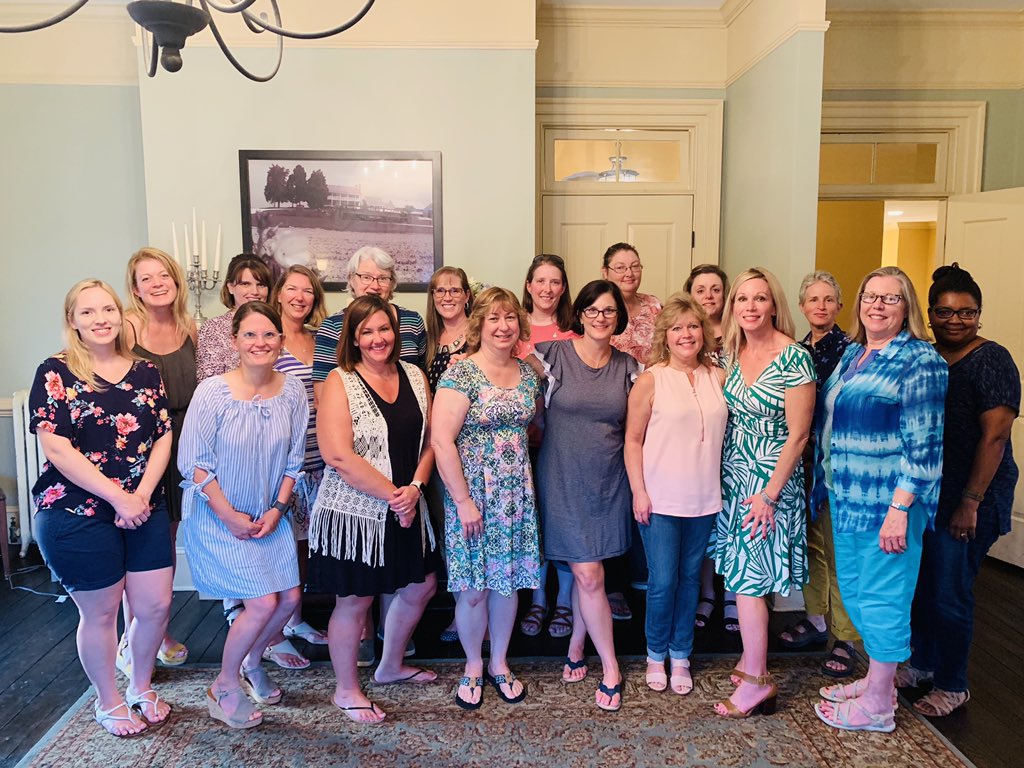 smcps_media's tweet photo. SMCPS Media Team last hurrah! Thanks for the farewell and well wishes! #bestteamever https://t.co/DPhnHA3skj