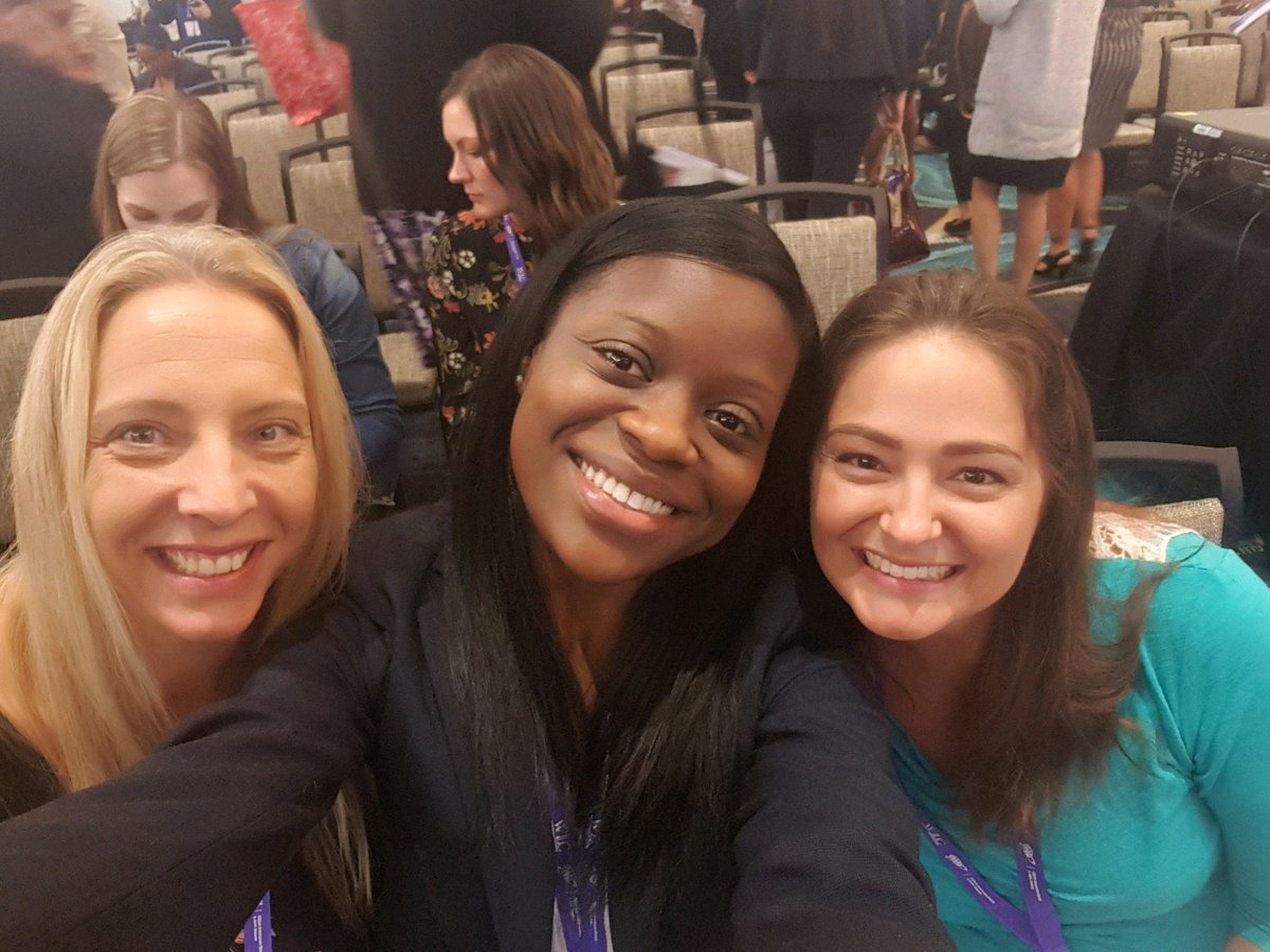 Members of MTSI's Women's Leadership and Networking Forum (WLNF) learning, growing, and having a lot of fun at #WLC2019 in Las Vegas! #takingcenterstage @WLCLV