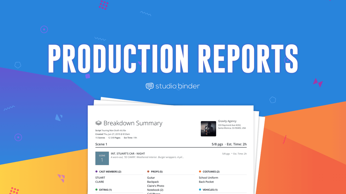 studiobinder's tweet photo. Avoid the extra paperwork. ►► https://t.co/YRZLiryQo3 | #filmmaking #filmmaker #productionreports https://t.co/lQM2QJMrWG