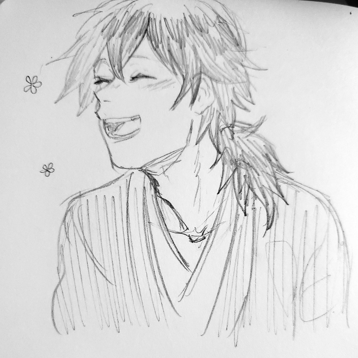 gets new sketchbook
immediately draws these two 