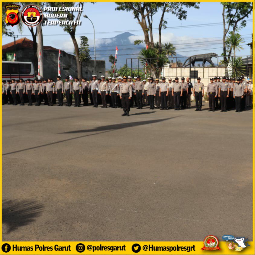 KalerHumas's tweet photo. Apel pagi JamPimpinan Polres Garut ... https://t.co/zdEcniVZeB