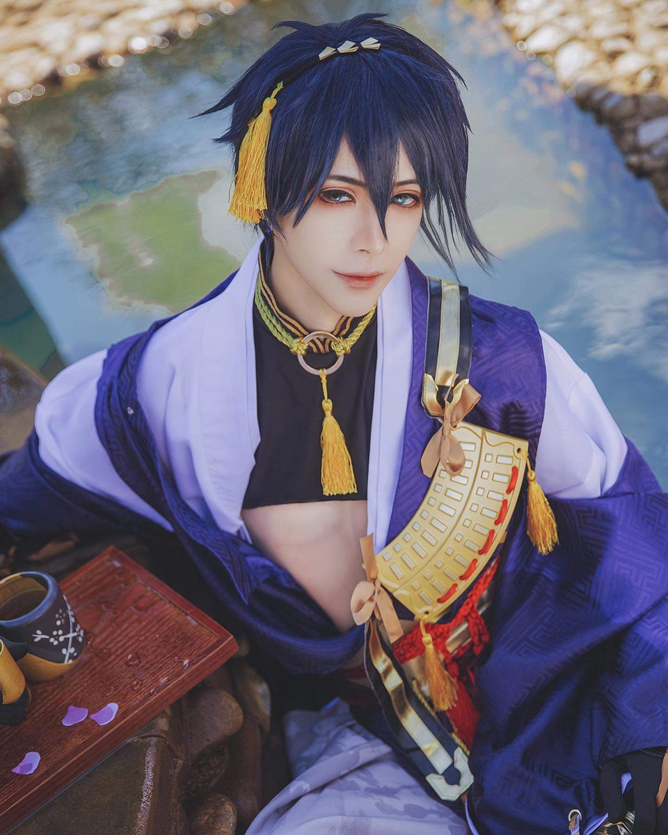 Weian Vann Cos Cosplay Cosplayer 三日月宗近 刀剑乱舞 Toukenranbu Mikazukimunechika Pho 岚风