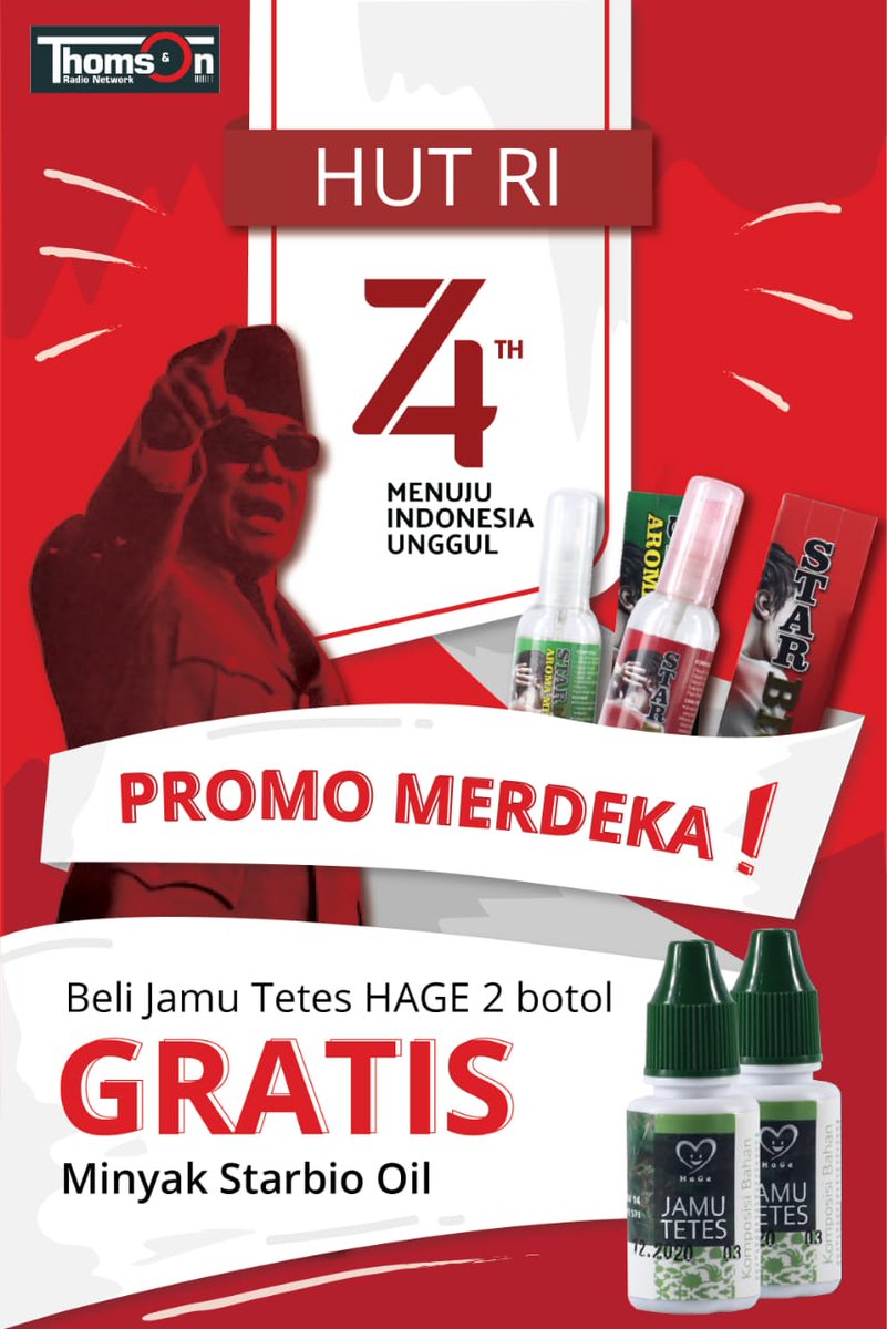 thomsontmg's tweet photo. Ayo serbu promonya gaes !!

Promo hanya berlaku untuk pembelian di radio

#thomsonradionetwork
#jamuteteshage
#temanggung
#indonesia https://t.co/Fo2iulYZTm