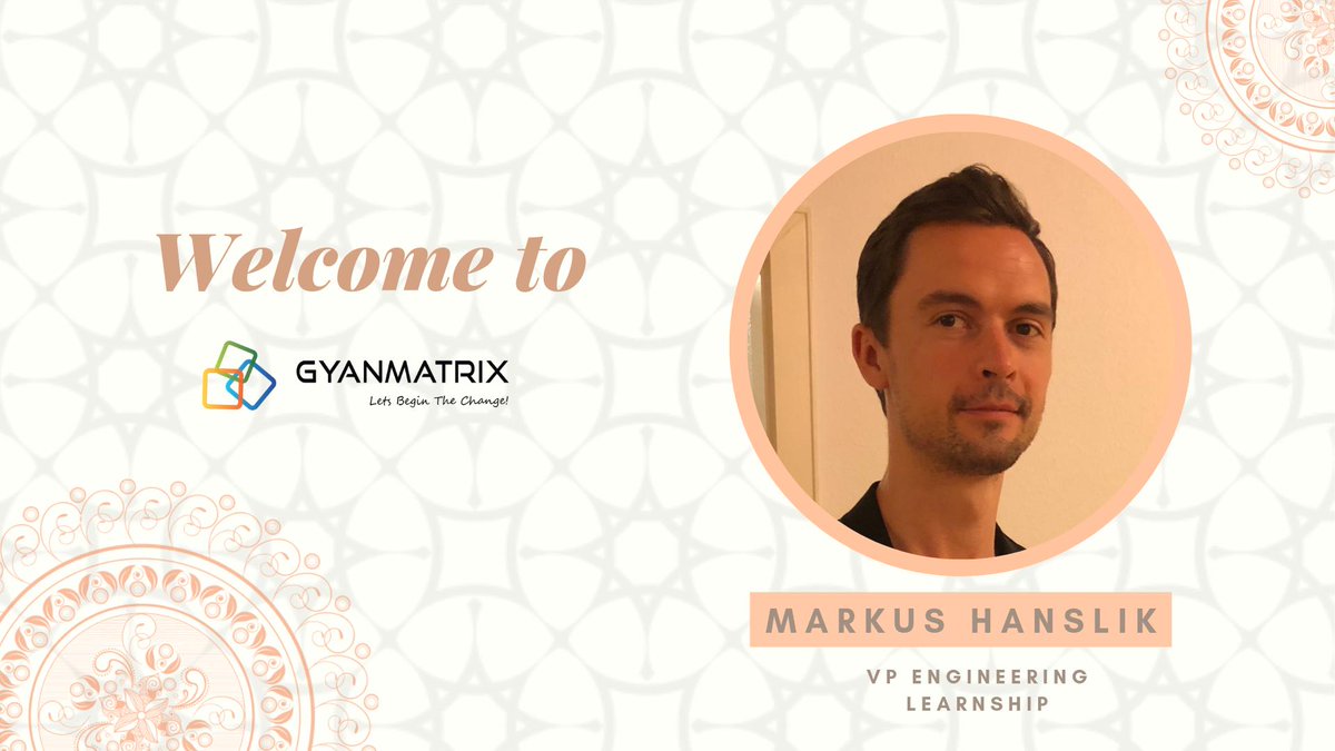 GyanMatrix's tweet photo. Great things happen when there is a gathering of great minds. It is surely a delight to have you here.
Welcome to GyanMatrix, Markus Hanslik !
#GyanMatrix #welcome #happytohaveyouhere #GlobalEnglish #learnship https://t.co/aZGGNq1vWv