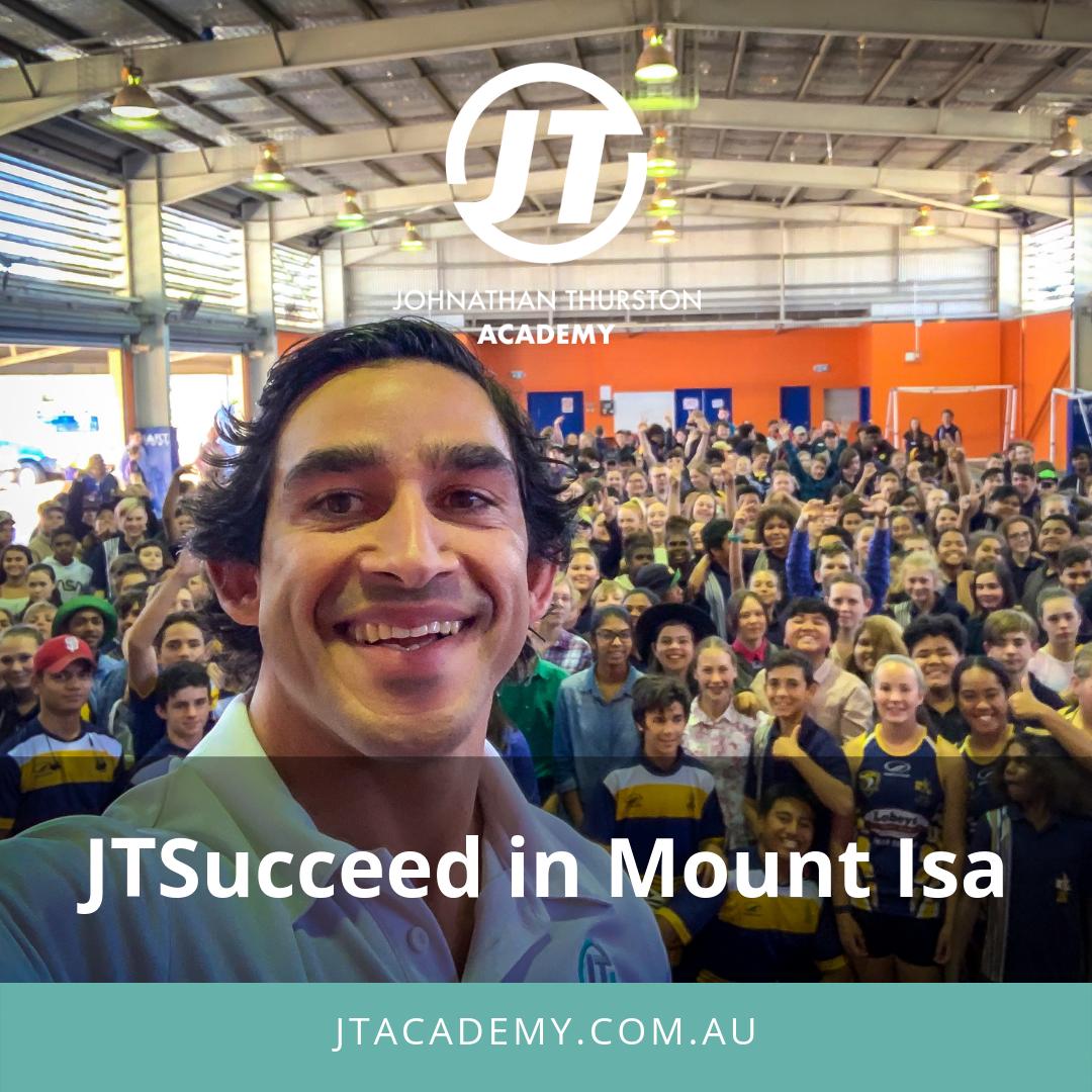 JT_Academy's tweet photo. Having great fun sharing the JTSucceed program with kids in Mount Isa schools this week. Find JT at the Isa Street Festival tonight! #JTAcademy #JTSucceed #MountIsa https://t.co/eBJ4VFoINs