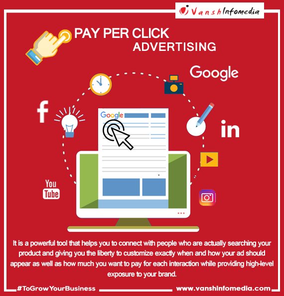 VInfomedia's tweet photo. #PPC is a powerful tool that helps you to connect with people who are actually searching your product and giving you the liberty to customize exactly when &amp; how your ad should appear as well as how much you want to pay for each interaction while providing exposure to your brand. https://t.co/4aewp2kgOB