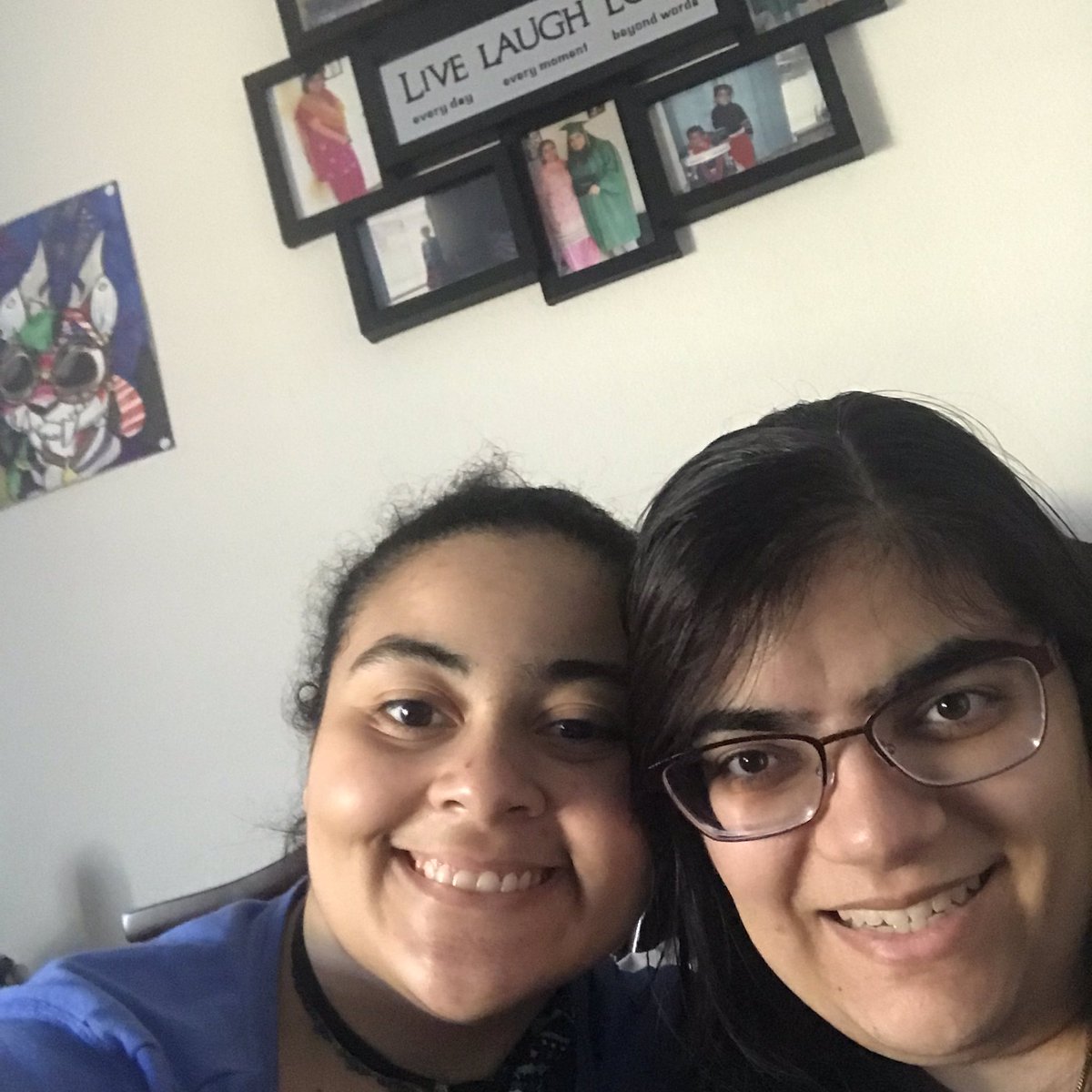 Arielthecricket's tweet photo. Visit over my friend house today to spent the day with but we both haves fun even their dog is so cute haha but for now here’s some pics of us #bestie #bestfriendforever #me #arielclark #navjitkaur https://t.co/NyNcymD9qe