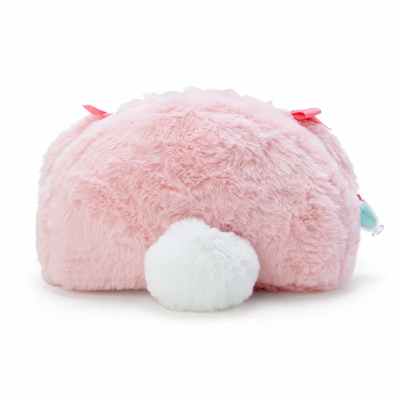 マイメログッズ情報局 サンリオ楽天で販売開始 マイメロディ フェイスポーチ あこがれコスメロ T Co Bmrd7h4ysi ぬいぐるみのようなモフモフの質感がとっても気持ちいい フロートのチャームがアクセント