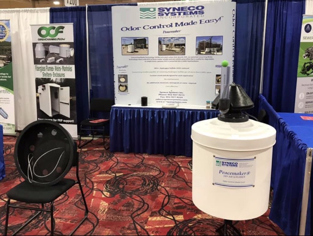 Syneco_Systems's tweet photo. Our Converting media is capable of removing H2S loadings over 2,000 PPM plus with 99+% removal rates. Contact Syneco Systems today. We'd enjoy the opportunity to work with you on all of your Municipal &amp; Industrial H2S removal / odor control projects. #odorcontrolmadeeasy https://t.co/e1FtdIQLlm