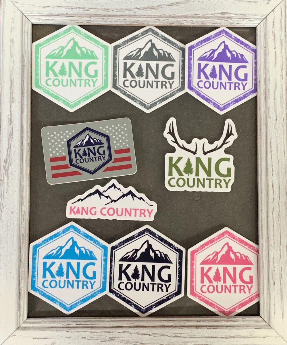 King_CountryPNW's tweet photo. New stickers just came in🤩 You can find these at Jubilee THIS WEEKEND!! I’ll be set up in the flea market section Friday-Sunday! https://t.co/15O2zWcNzb