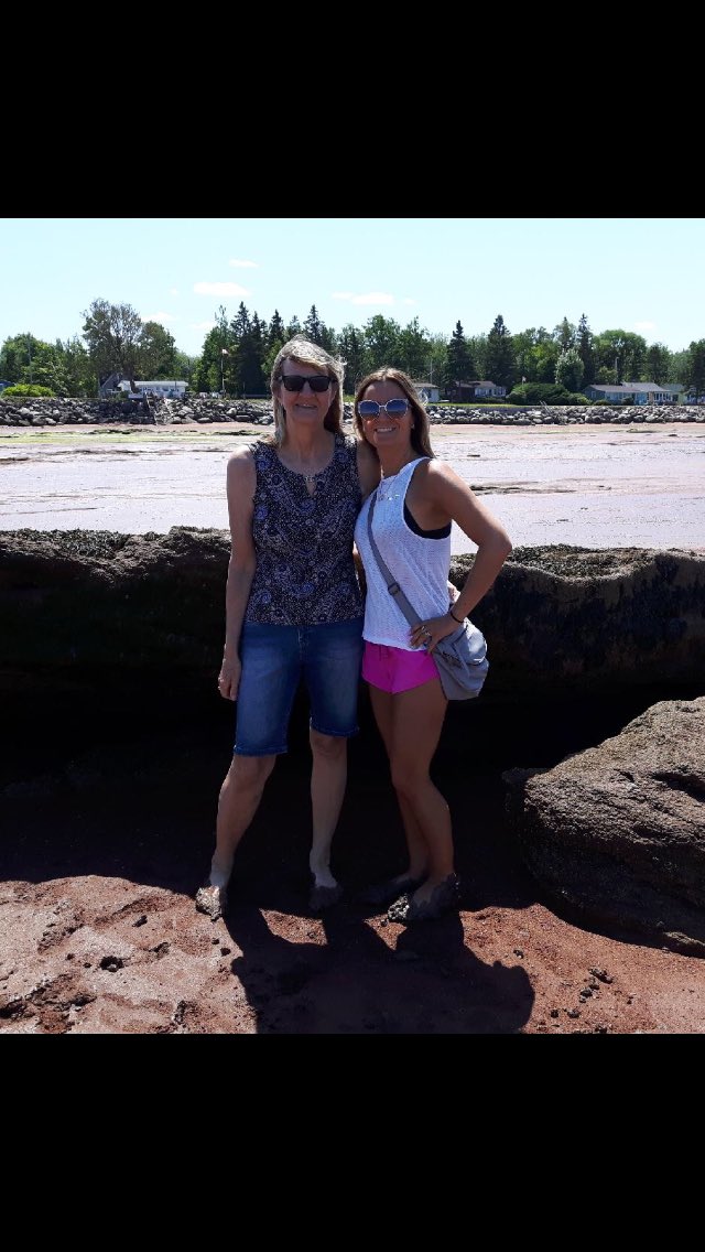 AngebakerBaker's tweet photo. At our happy place in Annapolis Valley on the mud flats of the Bay of Fundy! #timewithparents #priceless https://t.co/YCWvD6GAbM