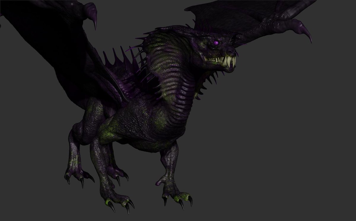 vankev's tweet photo. #smaugust2019 #venimousdragon #poison #dragoncreature #creaturedesign #creature #monster #conceptart #illustration #snake #reptile #reptiles #snakes #dragon #challenge #zbrush #pixologic #zbrushsculpt #3d #3dsculpting #3dmodeling #digitalart #3dmodel #indigame #gameart https://t.co/4nP6vBiz9P