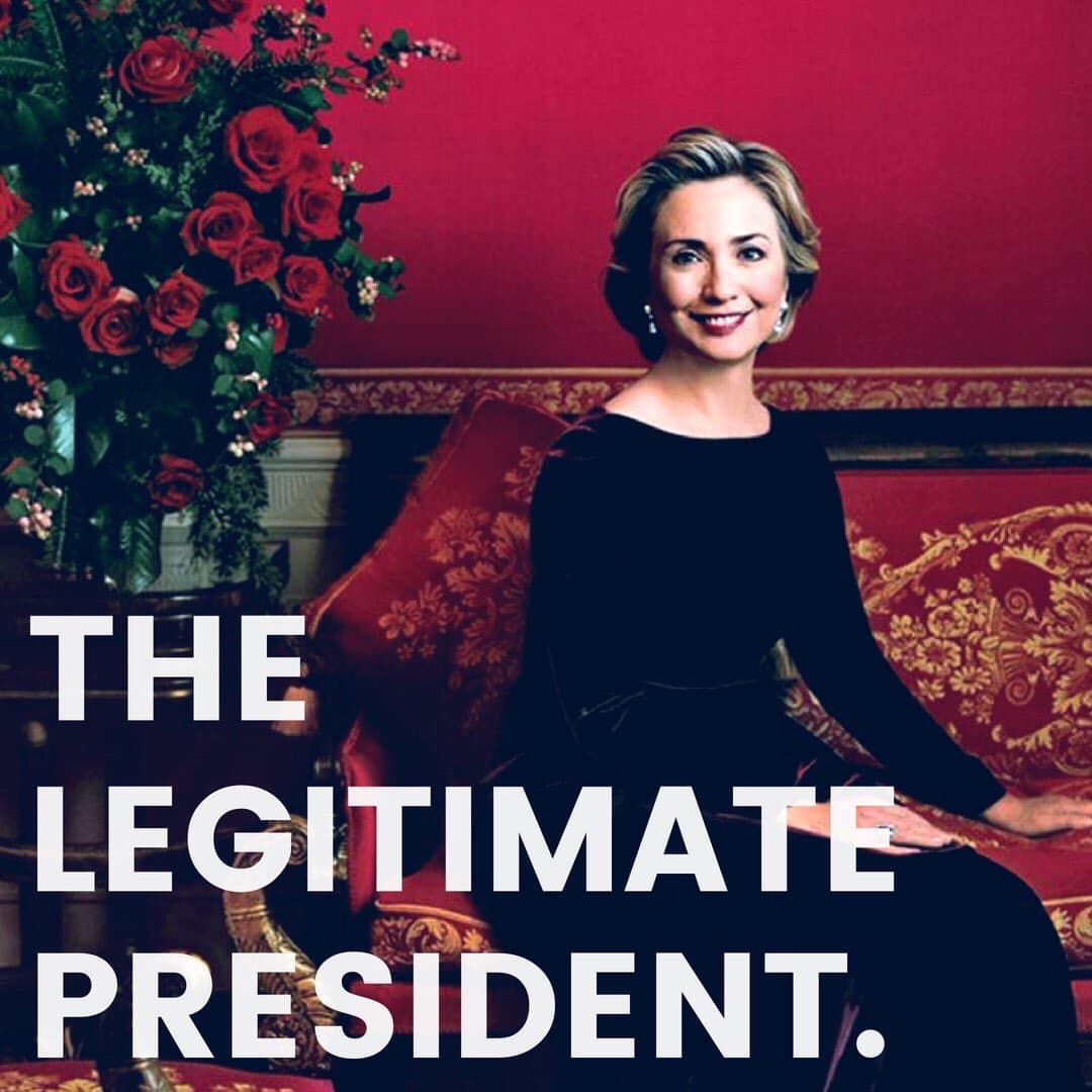TomDangora's tweet photo. This was too fabulous not to share
@HillaryClinton 
The Legitimate President! https://t.co/9w5xbcGRuQ