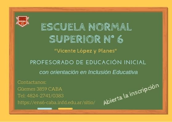 mlavalletto's tweet photo. ¡Estamos inscribiendo p/ el 2º cuatrimestre en #NuestrosProfesorados.
Estudia en el Profesorado de Educación Inicial del #Normal6
- Formación gratuita y de excelencia académica.
-Práctica profesional desde el 1º año de la carrera.
¡Vení a estudiar a los 29 IFD!
#NoALaUniCABA https://t.co/nO6LvWSNrT