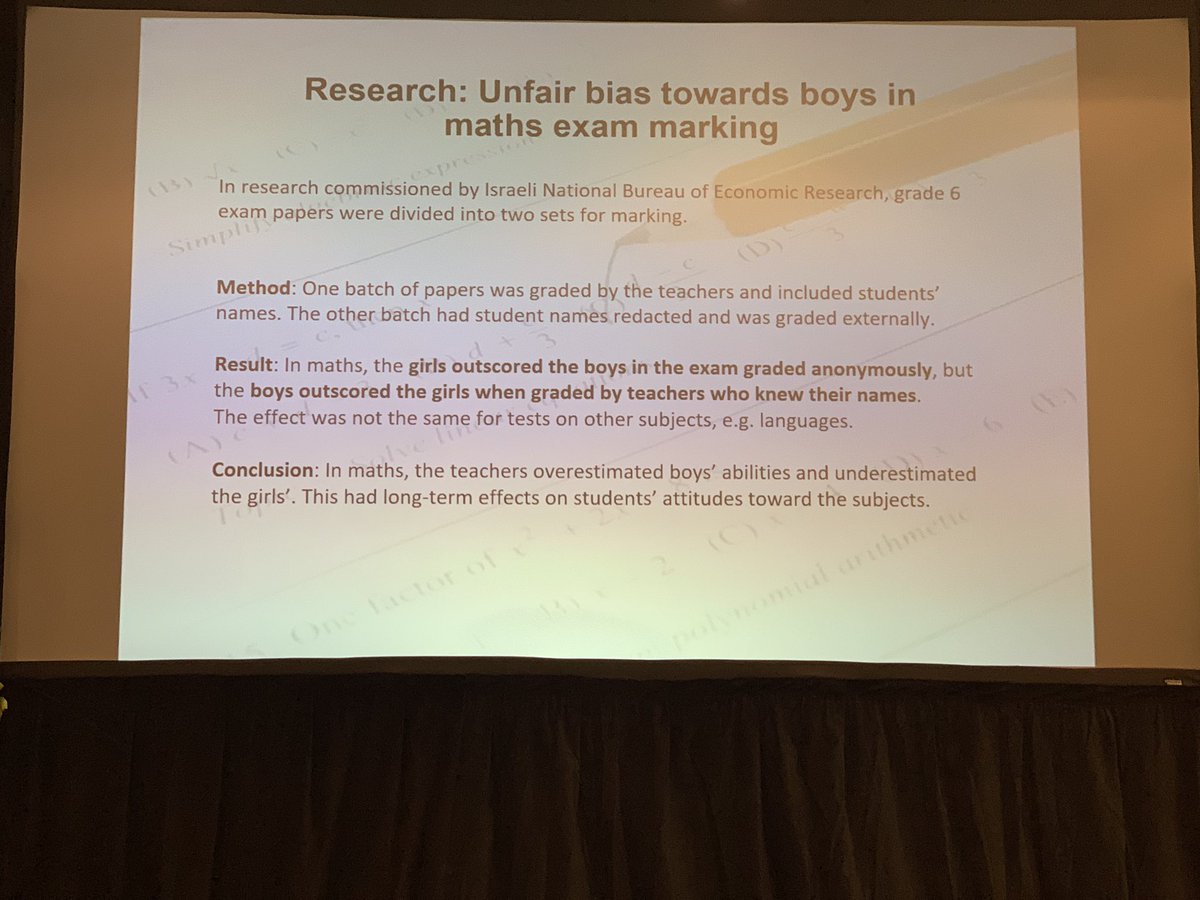 mrbarlow's tweet photo. Unconscious biases and stereotypes are damaging equality in STEM education and careers #stemed2019 @lisaharveysmith https://t.co/vco1j0GDEf