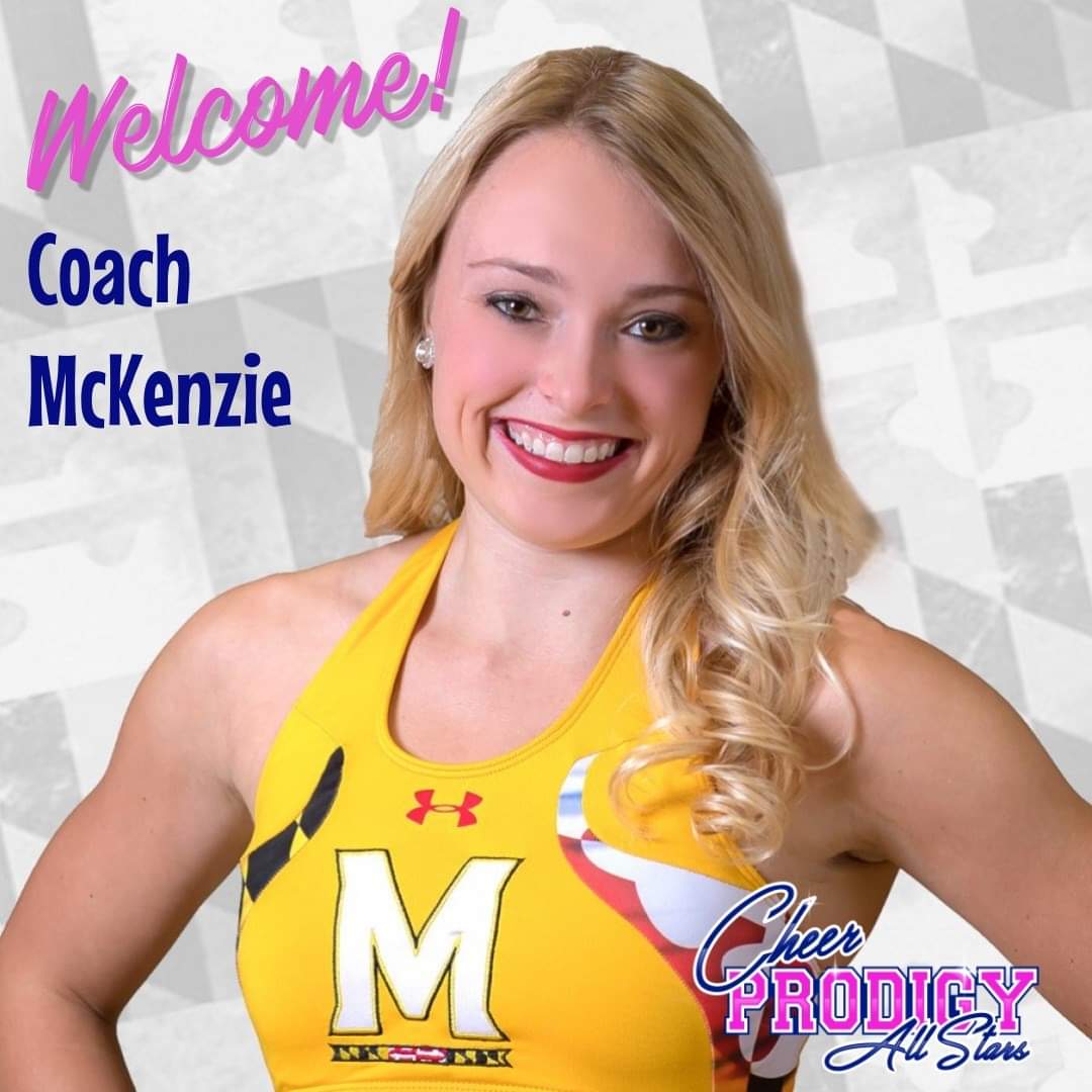 cheer4prodigy's tweet photo. 💗Welcome Coach McKENZIE!

McKenzie joins Cheer Prodigy as our newest Tumbling Coach! https://t.co/Sqz9ZiQPEl