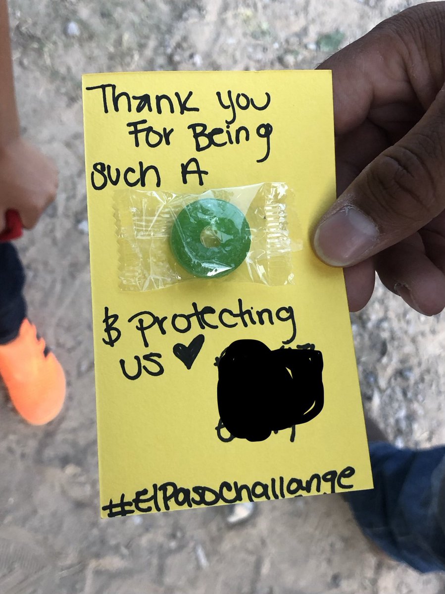 EGarcia_BES's tweet photo. Little bro who is law enforcement  and I are at an event for his department and a young group of children approached him and gifted him with this. So very proud of him and all he does day in and out #DASO #elpasoCHALLENGE https://t.co/eiVWKrss91