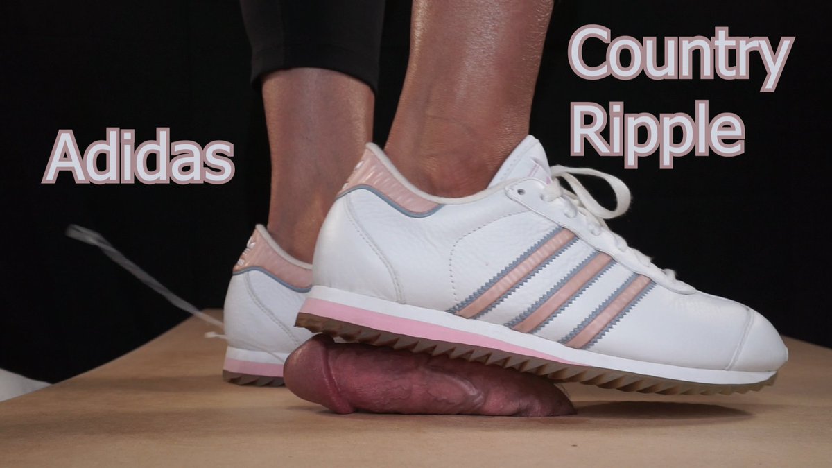 CrushKed's tweet photo. Just uploaded another #sneakershoejob @clips4sale
White with Pink Stripes Vintage Adidas Country Ripple Cockboard shoejob.

#femdom #sneakerfetish #adidasfetish #shoejob

https://t.co/bzxh8KdHXm https://t.co/5gAyCEjjwS