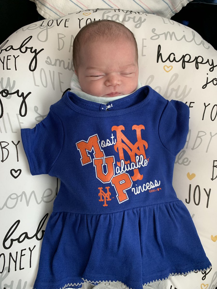 nealaa's tweet image. @Mets @Pete_Alonso20 not for nothing, but my daughter was born at 3am on 7/26/19 and her Grandpa Doug @drdashinsky made sure she was a Mets fan from the moment she was born. Since she gave my wife contractions, 12 of 13.... Just saying...