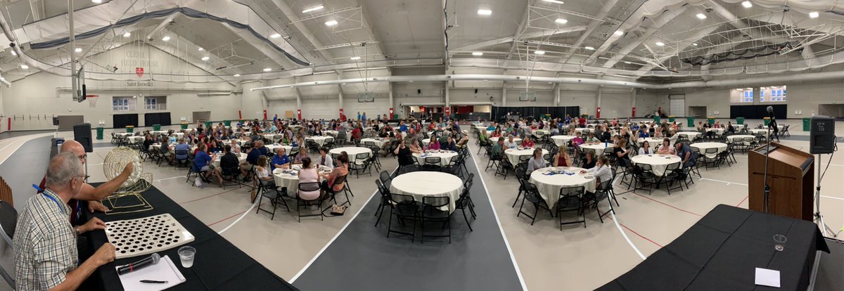 DeniseSpecht's tweet photo. The tradition lives on! Bingo night after a big day of learning at @EducationMN Summer Seminar. It’s getting intense! #sumsem #educatorsgonewild https://t.co/69CNSGMLGo