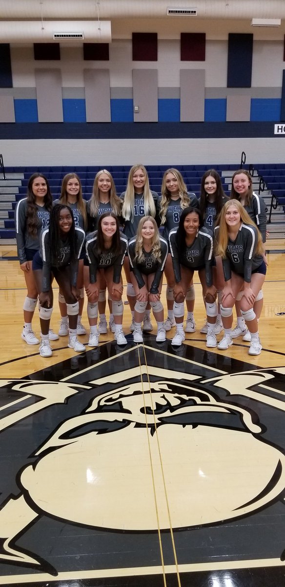 Your 2019 Wylie East Volleyball teams. Bringing home a win from JJ Pearce!!