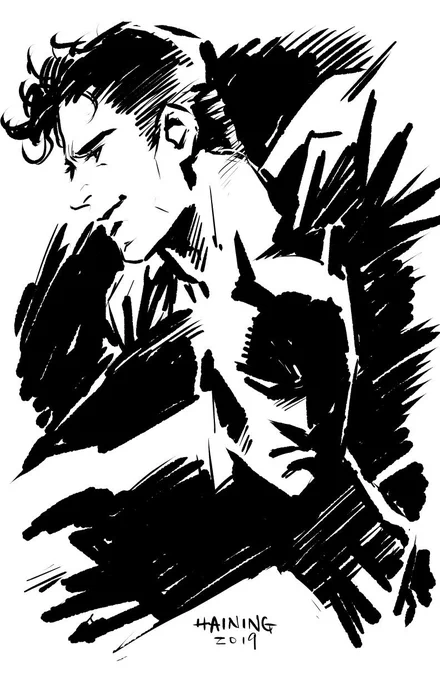 #doodle #Superman #Batman #SuperBat 