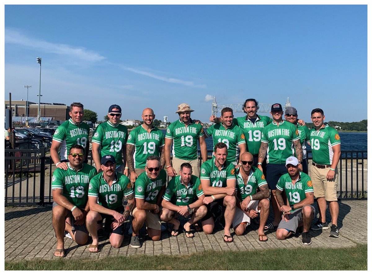 TeamBFDPMC's tweet photo. Had such an amazing time at #PMC2019 Big thanks to @PanMass for tirelessly working to #findacure. Special thanks to @BostonFire and @ChiefJoeFinn for their encouragement and support. Can’t wait for #PMC2020 #ittakesavillage #noonefightsalone #proudtoserve https://t.co/9Y9A3o9Srw