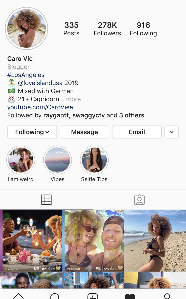 IntoTheSkyStorm's tweet photo. Caro got over 200,000 followers! Whoever running her account needs to GET WITH IT❗️❗️❗️❗️ #LoveIslandUSA #RayandCaro #CaroandRay https://t.co/ySLKKce656
