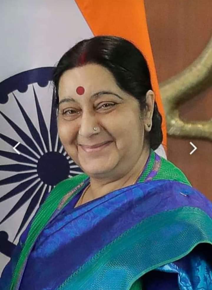 SViksa's tweet photo. दिग्गज नेता पुर्व विदेश मंत्री सुषमा स्वराज जी के निधन की खबर बेहद दुःखद है। ईश्वर उनकी आत्मा को शांति प्रदान करे एवं इस दुःख की घड़ी में परिवारजनों को संबल प्रदान करे। https://t.co/HVexqqry9z