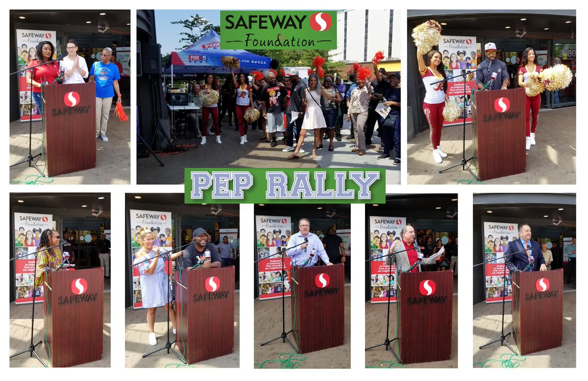 RooseveltHSDC's tweet image. The School Spirit Campaign Pep Rally at @Safeway today was amazing! #SafewayFoundation #EverydayRooseveltDC
