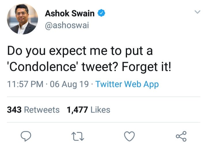 This what a professor writes when he hears about Sushma Swaraj's death.

He then deletes it and says sorry.

But he proves a point: Today a section of the Indian academicia is the most vicious and most dangerous.