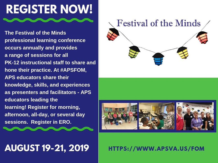 CDaviesEDU's tweet photo. Join me and @MsLaVardera as we talk about including students with disabilities in the gened setting and problem solving strategies so you can include students with a spectrum of needs. Register Wednesday, Aug 21. #APSFoM https://t.co/iDHDzaGoFT