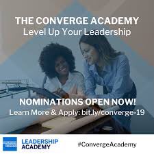 Hey #nonprofit #Leaders. Nominate yourself or another #socialimpact leader for the first ever #amexleads Academy with open-source nominations. Led in collaboration with @CCLdotOrg & @LeaderStories_, #development #Training 
Apply now: bit.ly/converge-19