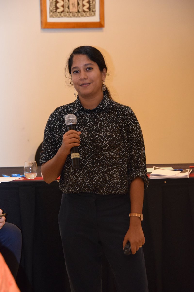 OHCHR_Pacific's tweet photo. Sabira Coelho , The International Organization for Migration presenting at the HRCCC on "Enhancing protection and empowerment of migrants and communities affected by climate change and disasters in the Pacific region –A break through framework for the Pacific". https://t.co/Aga2GPeCqb