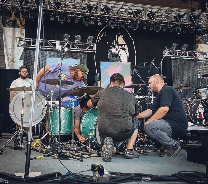 KellyKix's tweet photo. Uh oh!! Someone was a little aggressive with his kick drum tonight! #BoomBoomPow🥁💥
Repaired faster than a NASCAR pit-stop! #CHBinSTURGIS https://t.co/wxa5IBRf6u
